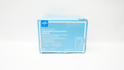 Medline NON25497 Conforming Stretch Gauze Bandage 3inch x 75inch - Box of 12